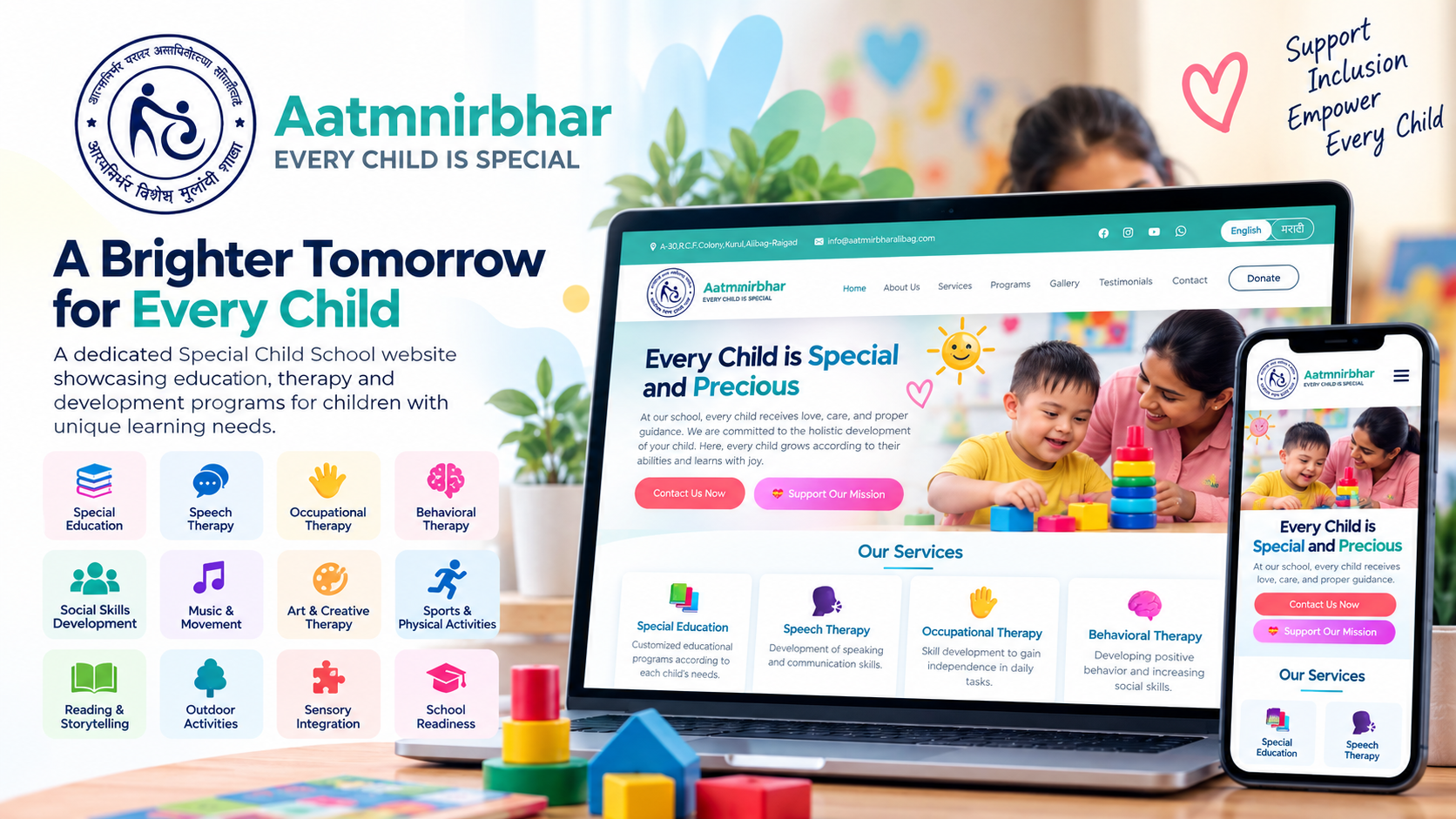 Aatmnirbhar – Special Child School & Child Development