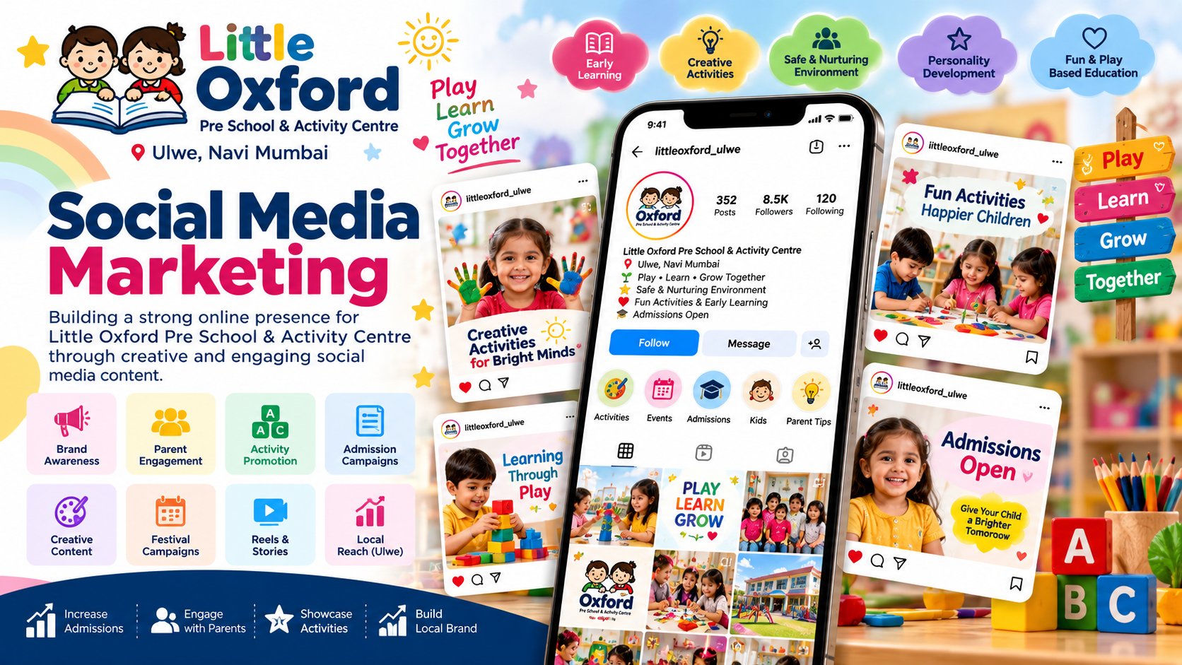 Little Oxford Pre School & Activity Centre – Social Media Marketing